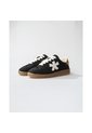 Tenis Pisos Para Hombre Flat Negro Rex Mostaza Tiza de Pisos