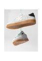 Tenis Pisos Para Hombre Flat Ice Negro Tiza de Pisos