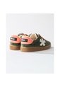 Tenis Pisos Para Mujer Flat Oliva Coral Tiza de Pisos