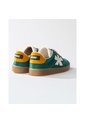 Tenis Pisos Para Mujer Flat Turquesa Mostaza Tiza de Pisos