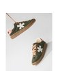 Tenis Pisos Para Mujer Flat Oliva Coral Tiza de Pisos