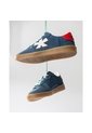 Tenis Pisos Para Hombre Flat Indigo Rojo X Tiza de Pisos