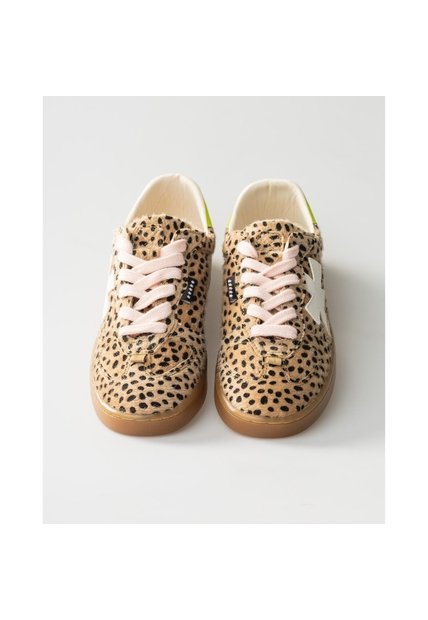Tenis Pisos Para Mujer Flat Print Limon Tiza