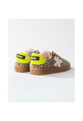 Tenis Pisos Para Mujer Flat Print Limon Tiza