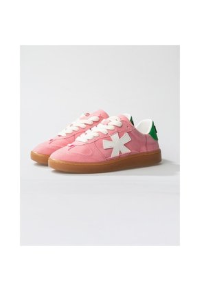 Tenis Pisos Para Mujer Flat Rosa Power Pino Tiza