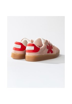 Tenis Pisos Para Mujer Flat Palo Rosa Rojo X