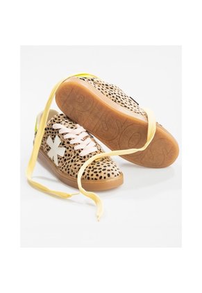 Tenis Pisos Para Mujer Flat Print Limon Tiza