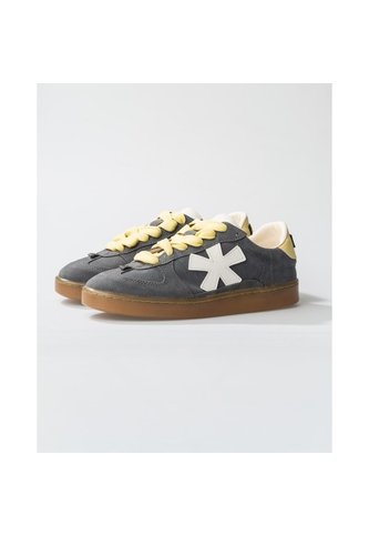 Tenis Pisos Para Hombre Flat Gris Mouse Amarillo Tiza Pisos