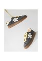 Tenis Pisos Para Hombre Flat Gris Mouse Amarillo Tiza de Pisos