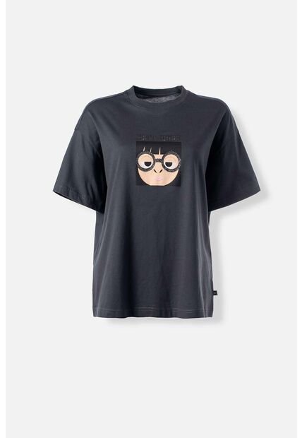 Camiseta De Edna Moda Relax Fit Para Mujer S