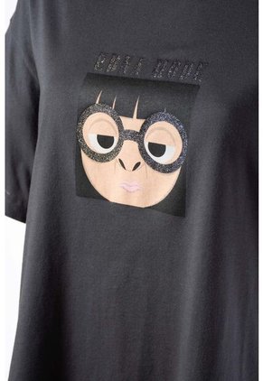 Camiseta De Edna Moda Relax Fit Para Mujer S