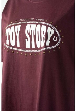 Camiseta De Toy Story Relax Fit Para Mujer S