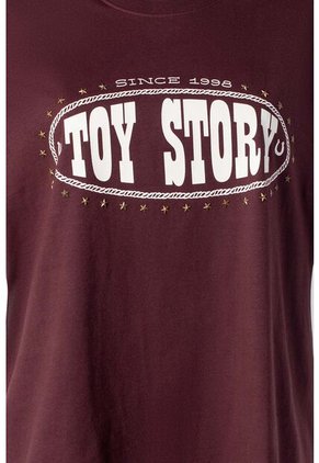 Camiseta De Toy Story Relax Fit Para Mujer S