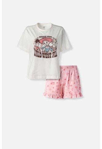 Pijama De Toy Story Con Pantalon Corto Para Mujer S PIXAR