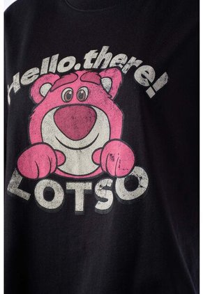 Camiseta De Lotso Boxy Fit Para Mujer L