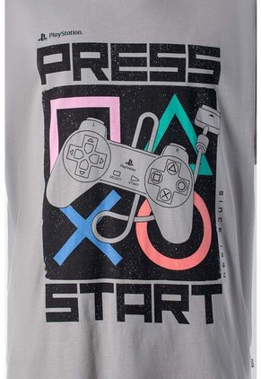 Camiseta De Play Station Regular Fit Para Hombre XS