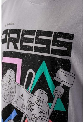 Camiseta De Play Station Regular Fit Para Hombre XS