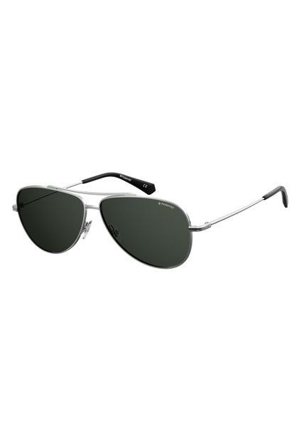 Gafas Polaroid Acero Inoxidable Plateado Hombre