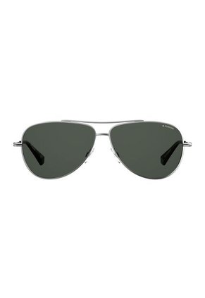 Gafas Polaroid Acero Inoxidable Plateado Hombre