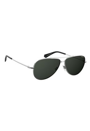 Gafas Polaroid Acero Inoxidable Plateado Hombre