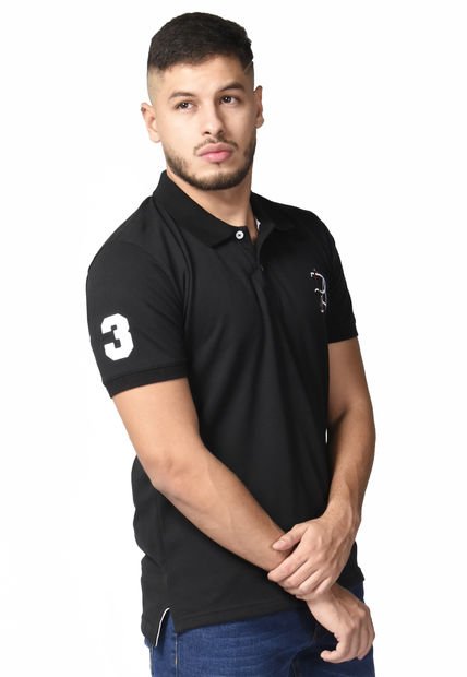 Polo Dream Negro Para Hombre