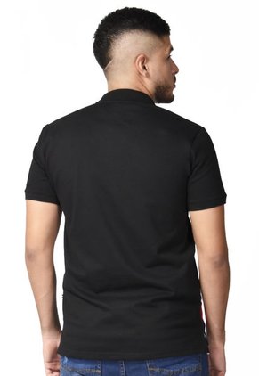 Polo Baltazar Negro Para Hombre
