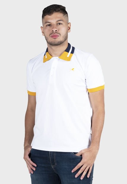 Polo Enzo Blanco Para Hombre