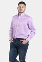 Camisa De Vestir Italian Morado Para Hombre de POLO ATLANTIC