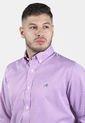 Camisa De Vestir Italian Morado Para Hombre de POLO ATLANTIC