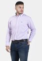 Camisa De Vestir Merino Lila Para Hombre de POLO ATLANTIC