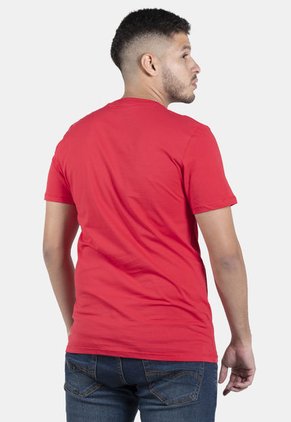 Camiseta Clásica Rojo Para Hombre