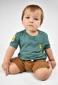 Camiseta Lego Verde Oscuro Para Bebé de POLO ATLANTIC