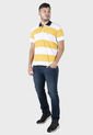 Polo State I Rayas Amarillo Para Hombre de POLO ATLANTIC