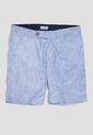 Bermuda Asis Lino Azul Para Hombre de POLO ATLANTIC