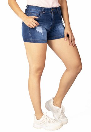 Short Amelia Azul Para Mujer