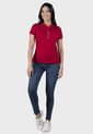 Polo Clásica Target Two Rojo Line Para Mujer de POLO ATLANTIC