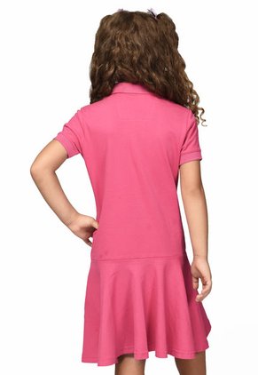 Vestido Melisa Fucsia Para Niña