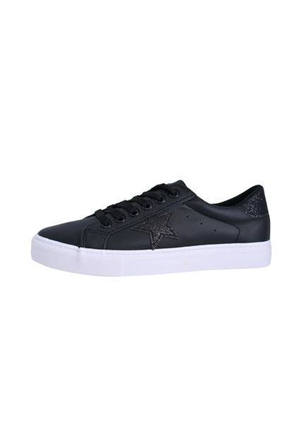 Tenis Polo Club Mujer Black