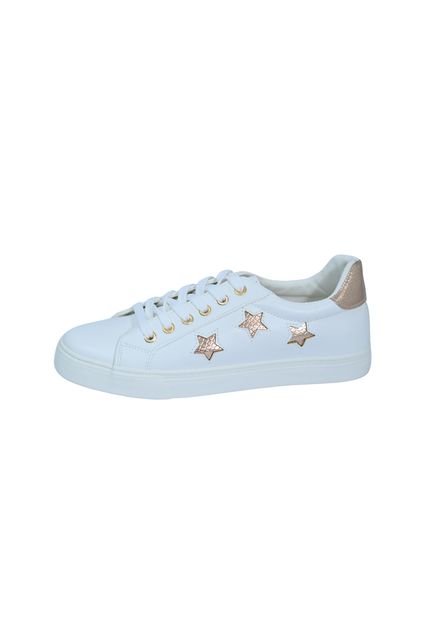 Tenis Polo Club Mujer White/Rose Gold