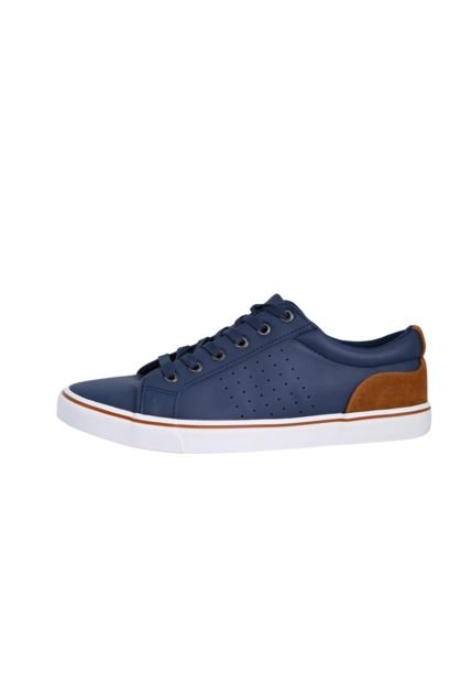 Tenis Polo Club Hombre Navy/Brown