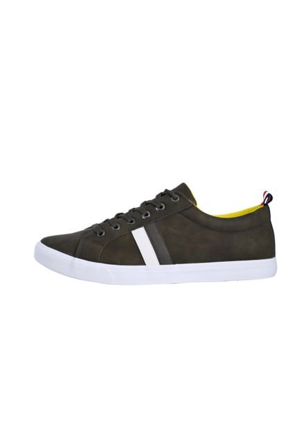 Tenis Polo Club Hombre Dk Green/White