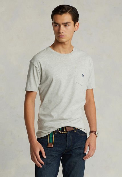 Camiseta Gris-Azul Polo Ralph Lauren