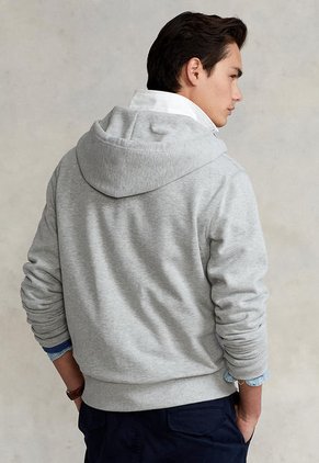 Hoodie Gris-Blanco Polo Ralph Lauren