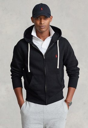 Hoodie Negro-Blanco Polo Ralph Lauren