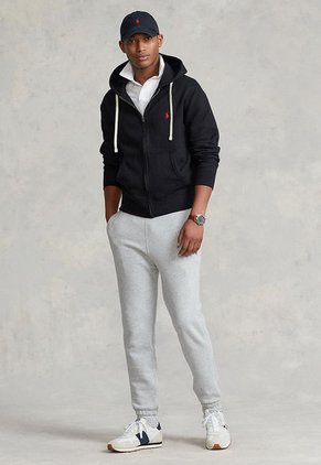 Hoodie Negro-Blanco Polo Ralph Lauren
