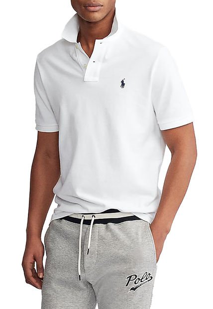 Polo Blanco Polo Ralph Lauren Bsr White Ssl Knt
