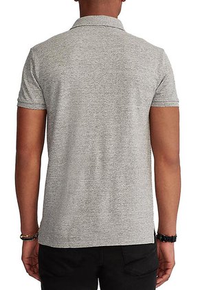 Polo Gris-Blanco-Azul Polo Ralph Lauren Cntbry Htr