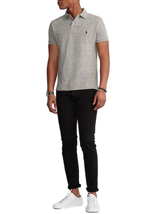 Polo Gris-Blanco-Azul Polo Ralph Lauren Cntbry Htr