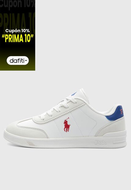Tenis Casual POLO RALPH LAUREN Jr. Hollis Blanco