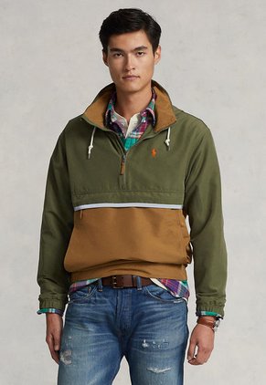 Chaqueta Verde Oliva-Marfil Polo Ralph Lauren